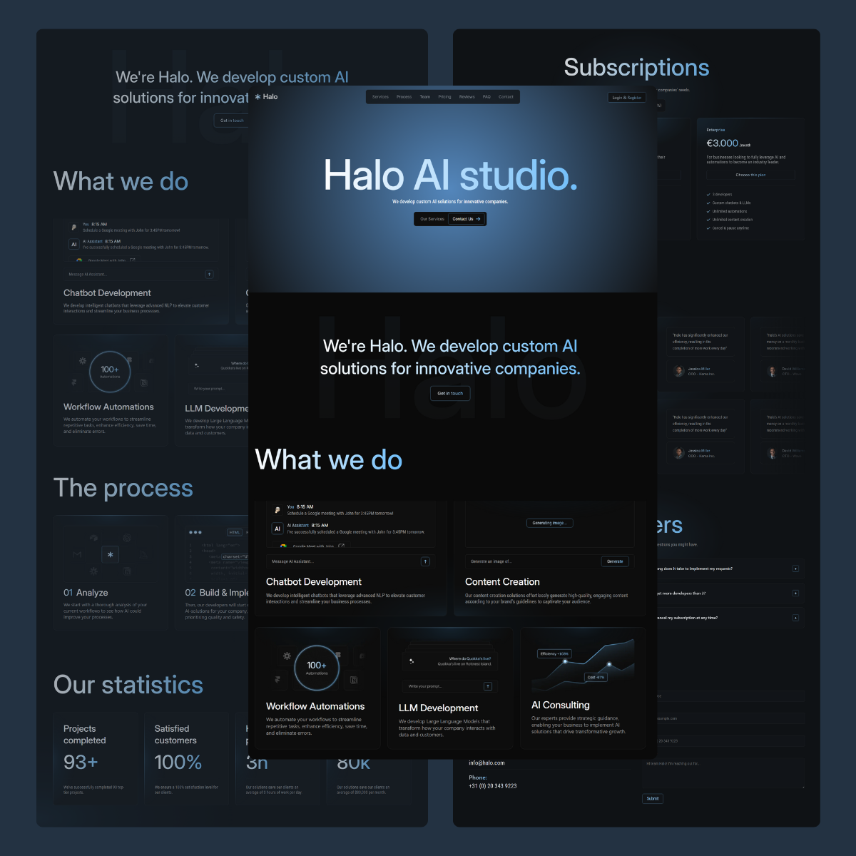 Modern SaaS Landing Page